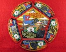 2017 National Jamboree Louisiana Purchase Council RED Bdr. 6-P Set [JM-102]