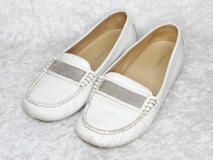 franco sarto white loafers