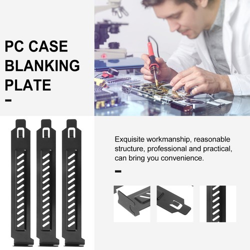 20 PCS Dissipazione Del Calore Dimpasto Prova Polvere Copertina Slot PCI Nera - Afbeelding 6 van 12
