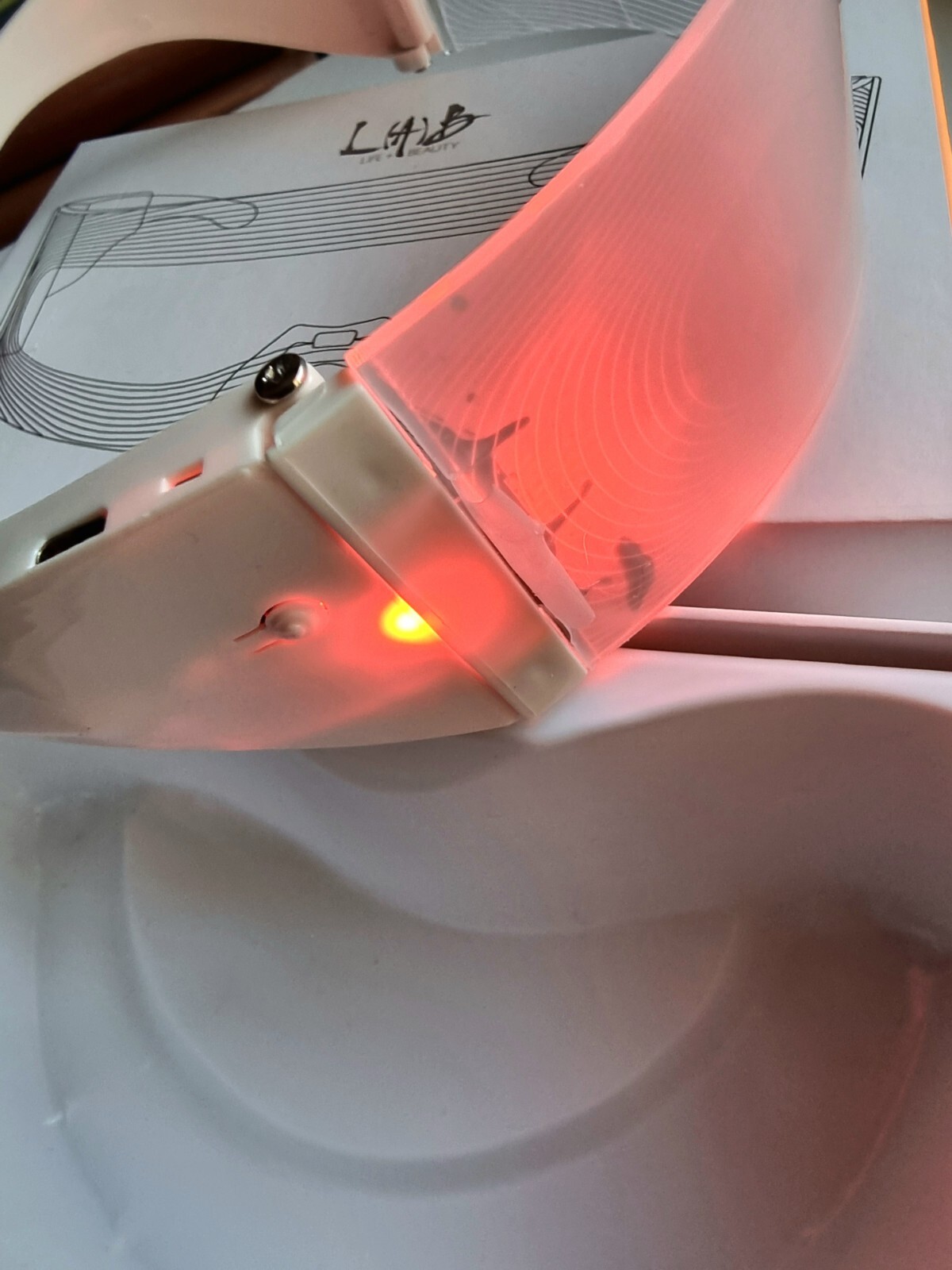 New L(A)B Antiaging LED Eye Mask / Blue & Red Light RRP £75 LED Light