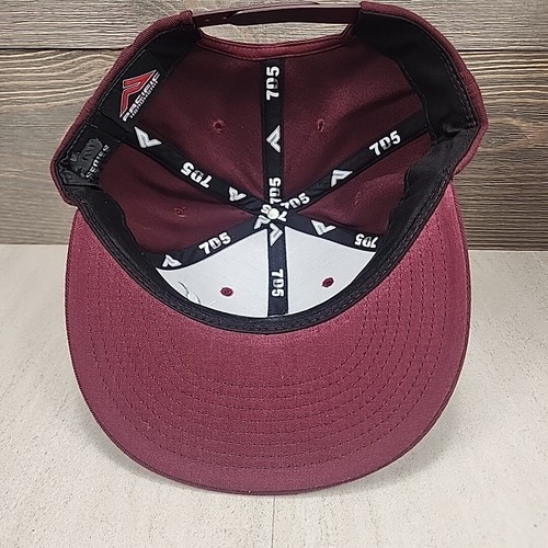 Shark Baseball Hat Cap Pacific Headwear Maroon Snap Back Adjustable Embroidered - Picture 13 of 17