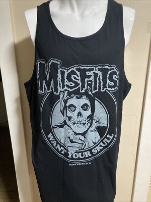 MISFITS Size L Color BLACK  Shipped with USPS first Class.