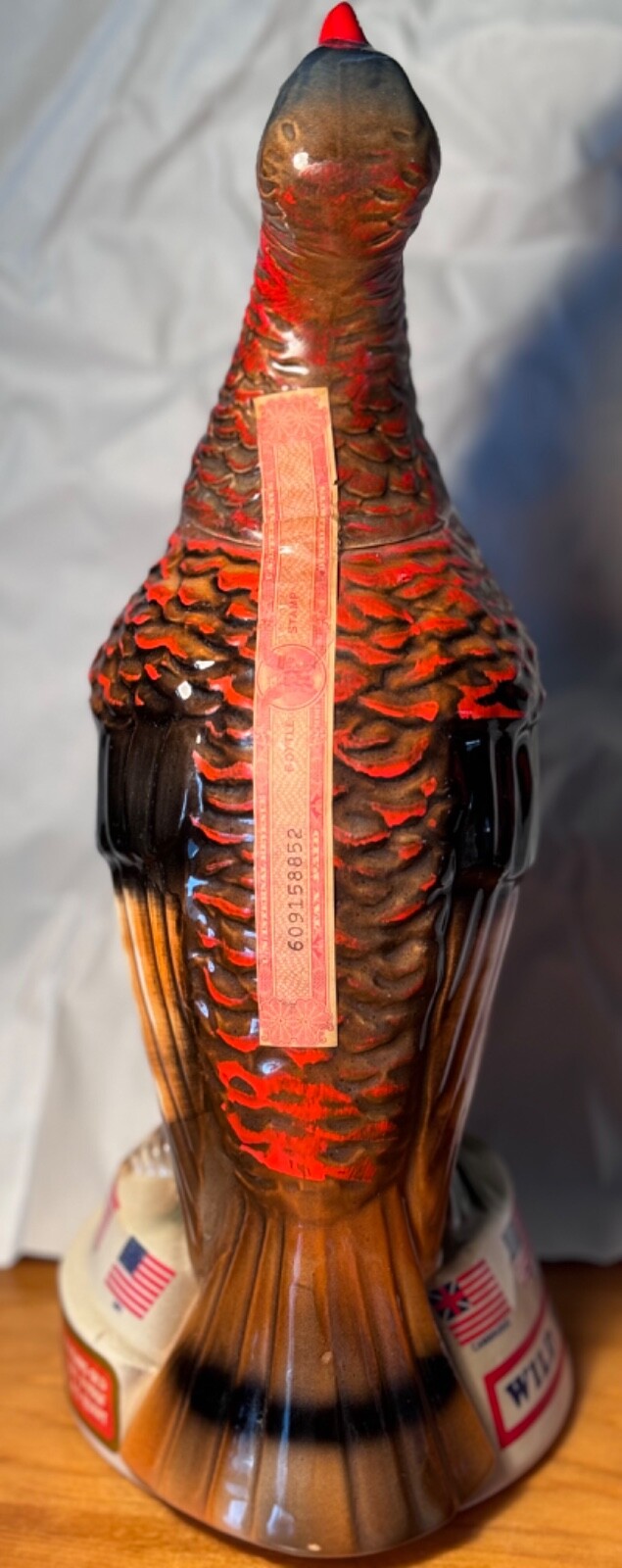 1977 Austin Nichols WILD TURKEY Liquor Bottle Decanter 185 Limited Edition No.5
