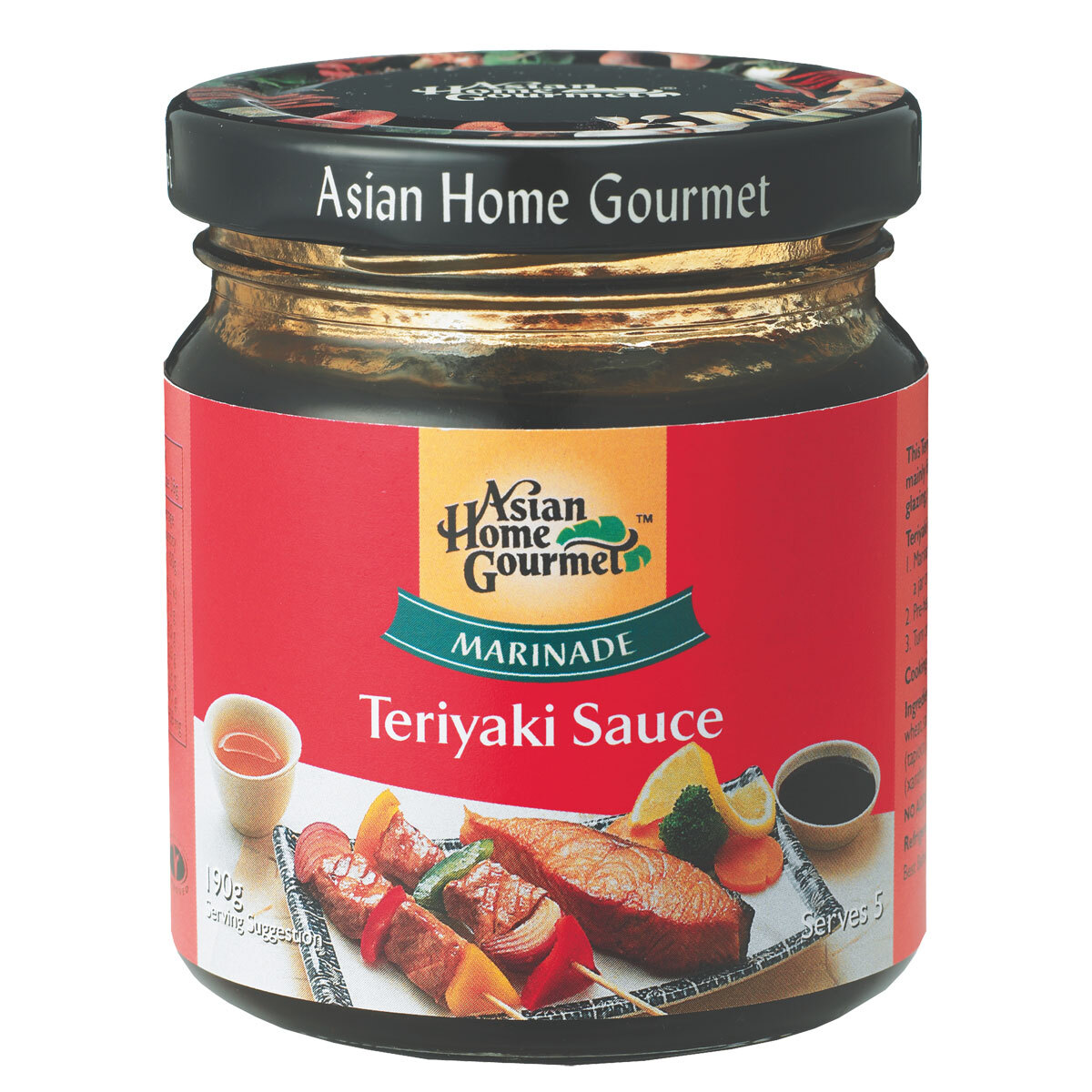 Asia Casa Gourmet Salsa Teriyaki Ideal Zu Pescado Y Carne 200g