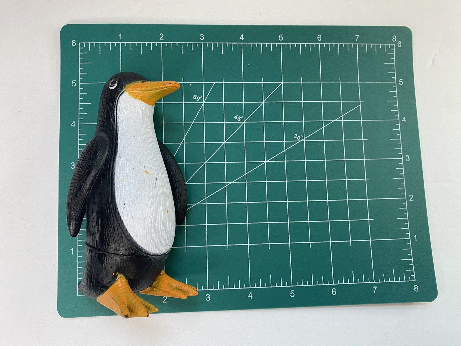 Animal Figure Cake Topper Bird Panda Tiger Otter Penguin ANKYO Lot of 5 Plastic