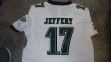 Alshon Jeffrey Philadelphia Eagles  signed replica Jersey   COA  