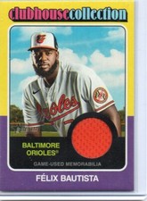 2024 Topps Heritage - Clubhouse Collection Relics #CCR-FB Felix Bautista (MEM)