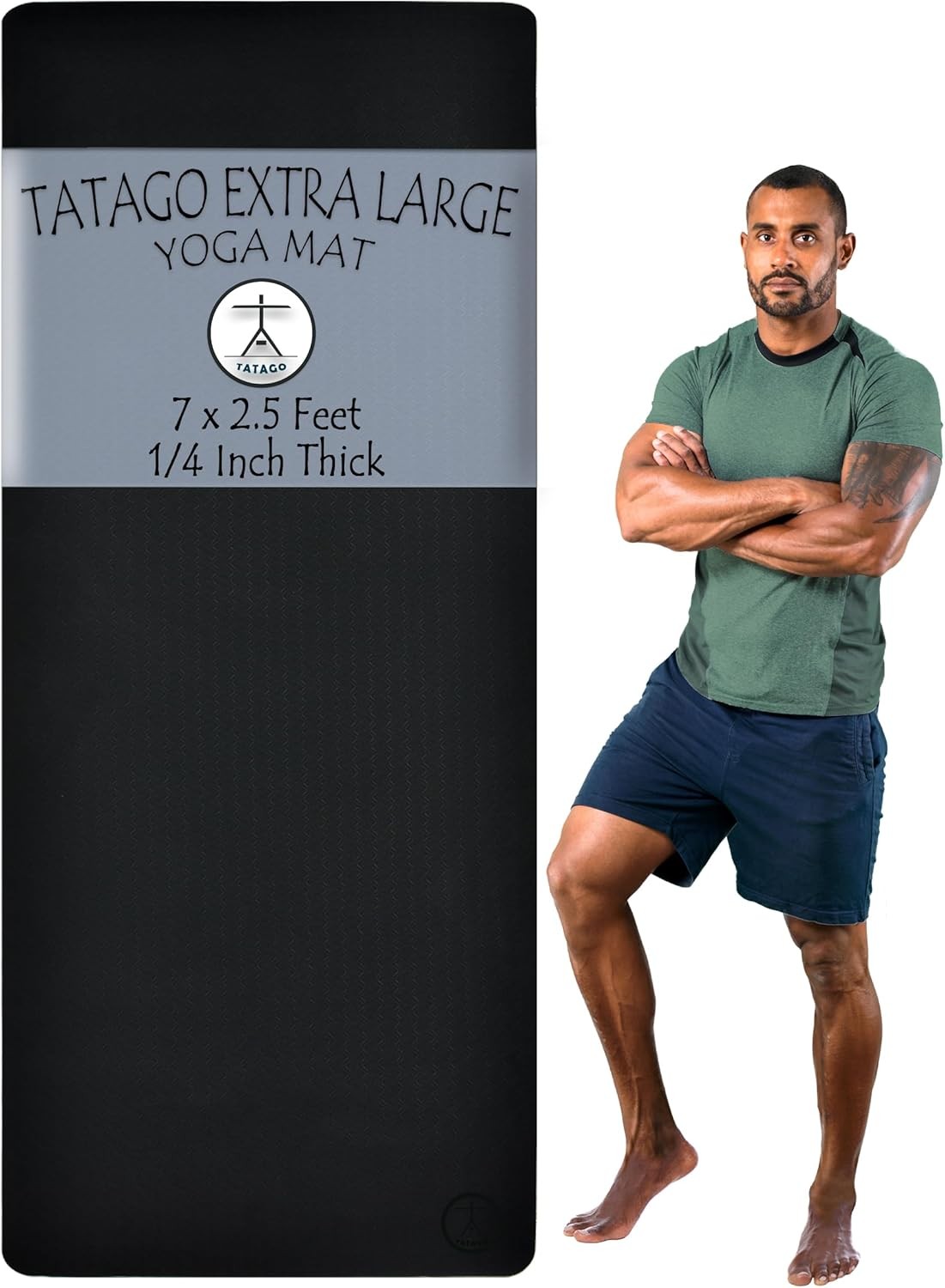 10MM Extra Thick & Wide Yoga Mat for Enhanced Comfort & Support
