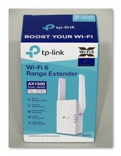 TP-Link AX1500 RE505X White Wi-Fi 6 Dual-Band 2.4 GHz 5.0 GHz Range Extender