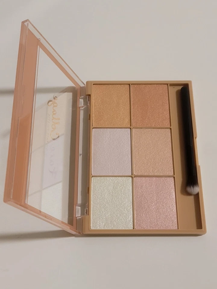 Kleancolor Face Collage Glow Face Palette (BH400) Dreamlike Makeup Pigmented  - Image 2 of 4