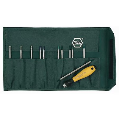 Wiha 26985 Slotted, Phillips, Torx Bit 8 1/2 In, Drive Size: 4 Mm , Num. Of