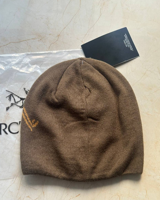Arc'teryx Bird Head Toque Beanie Brown Merino Wool Unisex Winter Ski Hat NWT thumbnail 6