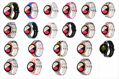 Sport Silicone Band Bracelet Strap For Samsung Galaxy Watch Active 2 42 40 44mm