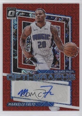 2023-24 Panini Donruss Optic Opti-Graphs Choice Prizm Markelle Fultz Auto 14t3