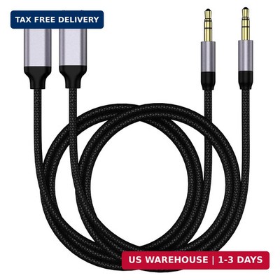 Aux to USB C, 2Pack 3.28ft USB C to 3.5mm Audio Aux Jack Cable，Car Stereo Cord C