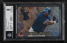 1998 Flair Showcase Row 0 /500 Chili Davis #35 BGS 8 0c9g