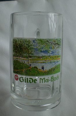 altes Bierglas Gilde Brauerei - Gilde Mai-Bock 0,25l