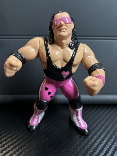 WWF WWE Hasbro Wrestling Figure Bret Hart...
