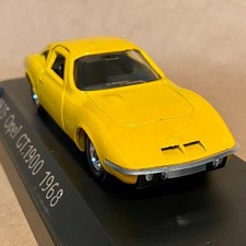 Solido Opel GT 1900 1968 (Yellow / 1:43 Scale / Made in France)