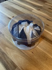 Vintage Fascinator/Hair Piece - Navy Blue Flower - Comb Attachment