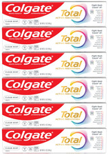 Colgate Total Active Prevention CLEAN MINT Antibacterial Toothpaste 5.1oz-6 Pack