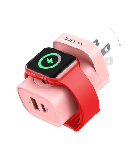 for Apple Watch Charger, PD 20W 3-in-1 Fast Charging Block with Magnetic