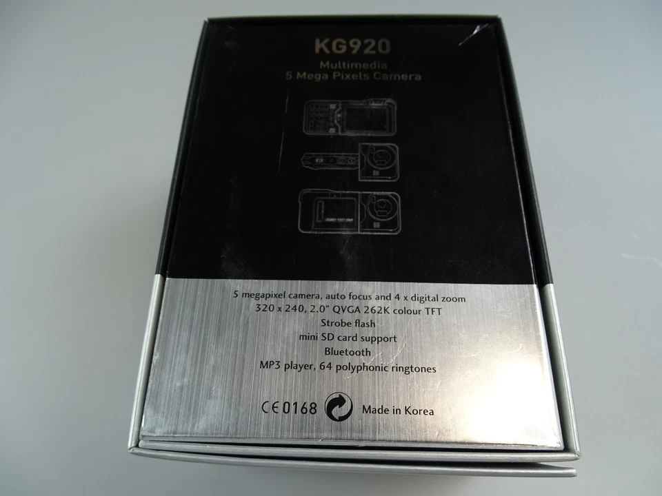 LG KG920 Silber! Ohne Simlock! TOP ZUSTAND! OVP! Selten! RAR! Einwandfrei! - Bild 3 von 4