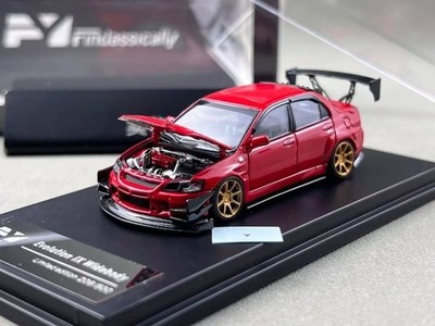 FY 1:64 Red Lancer EVO Evolution 9 IX Widebody Model Diecast Display Car