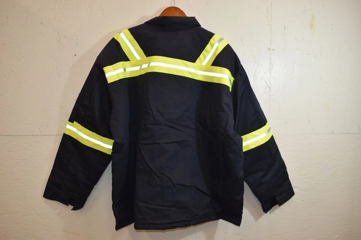 NEW Cintas XL Hi-Vis Perma Lined Work Jacket 59970-20 Navy | eBay