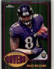 2015 Topps Chrome Maxx Williams 60th Anniversary Rookies #T60RC-MW Ravens