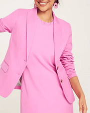 J. Crew Women s 2-Button Tailored Blazer size 2 NWT Stretch Cotton Blend