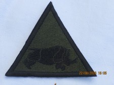 1st Armoured Division ( UK), war stationiert in Herford, schwarz/oliv (rechts)