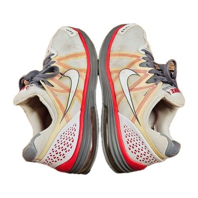 Nike LunarMX+ Running Shoes #415322-116 2010 Mens Sz 13 Red White Lunar READ