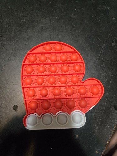 Christmas Mitten Pop It Fidget Toy-silicone