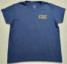 McMenamins Women's Tee Shirt Blue Size L Cosmic Tripster Graphic