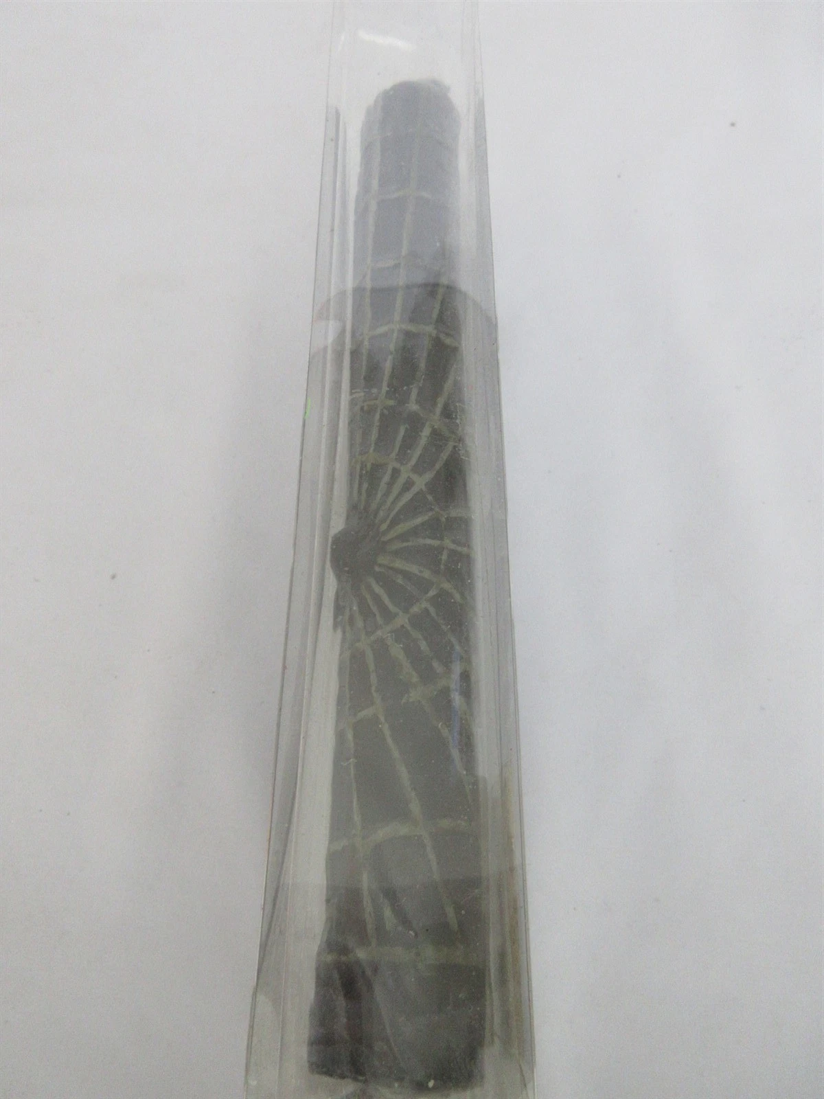 vintage Halloween Black Spider Web Candles new lot of 2 image 2