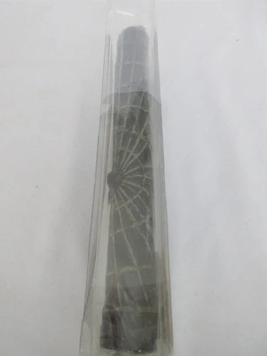vintage Halloween Black Spider Web Candles new lot of 2 image 2