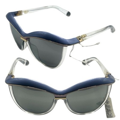 Christian Dior Demoiselle 2 - Transparent / Blau - Größe 58/14 - Made in Italy