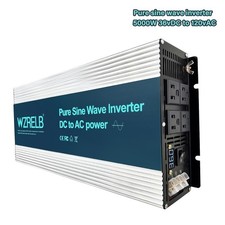 WZRELB 5000W Pure Sine Wave Inverter DC 36V to AC 110V 120V Power Converter camp