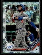 2019 Bowman #BCP-134 Cristian Santana Chrome Prospects Mojo Refractors card