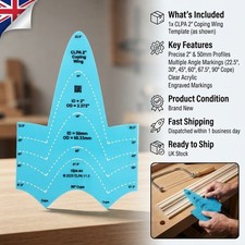Versatile Pipe Notching Tool &ndash; ID Coping Wing for Accurate 22.5&deg; to 90&deg; Cuts