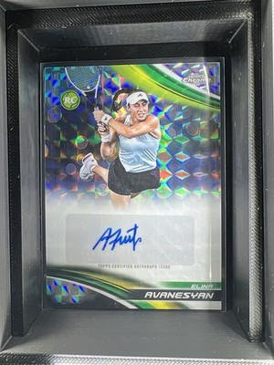 2025 Topps Chrome Tennis Elina Avanesyan Auto I RC Geometric Refractor #CA-EAN