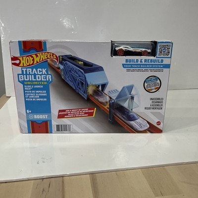 Hot Wheels Slide And Launch Pack Track Builder Unlimited Mattel New Boost