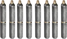 8 Pack 4-1/4" Weld On Bullet Hinges with Grease Zerk, Heavy Duty Lift Off Hinges