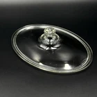 Vintage Pyrex A-T 633-C  Clear Glass Oval Lid