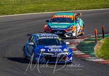 BTCC #52 Gordon Shedden #3 Tom Chilton Brands Hatch April26 A3 Print