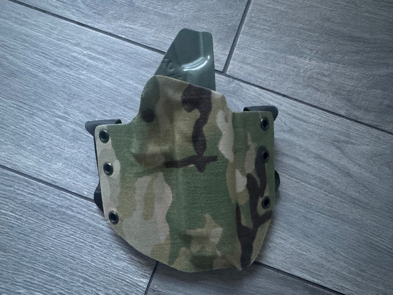 RONIN CUSTOM OWB HOLSTER, CAMOUFLAGE GREEN, BRAND NEW
