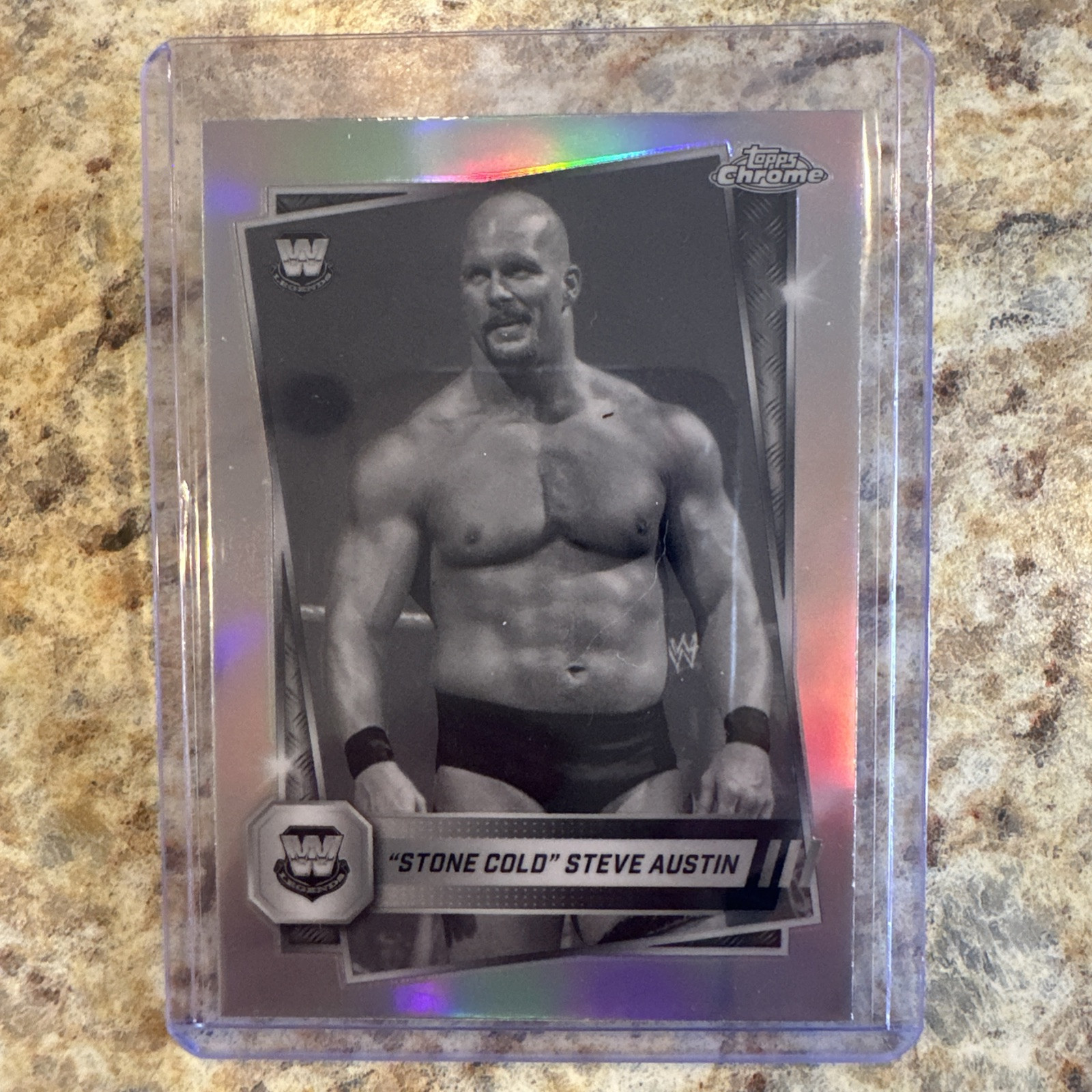 2025 Topps Chrome WWE - Stone Cold Steve Austin - SEPIA  #6