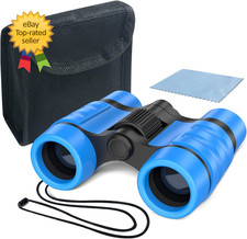 Binoculars for Kids Blue Toys Gifts for Age 3-10 Years Boys Girls Telescope....