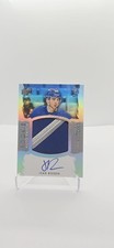 2023-24 upper deck exquisite rookie auto patch 50/63 isak rosen Buffalo Sabres